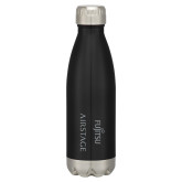 Swig Stainless Steel Black Bottle 16oz-Fujitsu Airstage Vertical Engraved