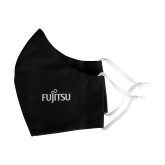 Fujitsu Branded Black and White Face Mask-