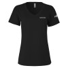 Thumbnail image for  Next Level Womens Black Suede V Neck Tee