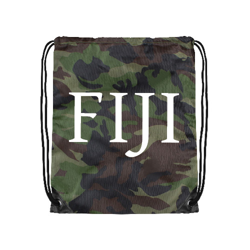  Camo Drawstring Backpack - FIJI
