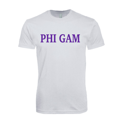  Next Level White SoftStyle T Shirt - Phi Gam