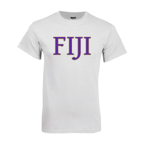 White T Shirt-FIJI Two Color