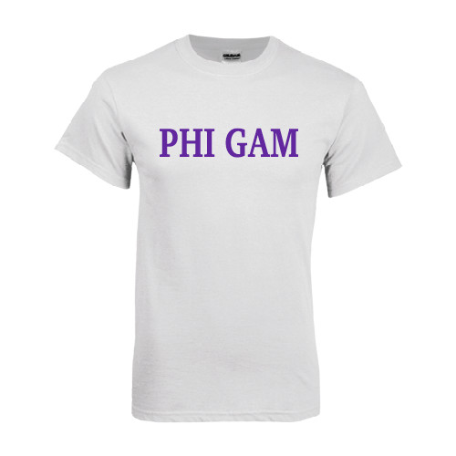 White T Shirt-Phi Gam