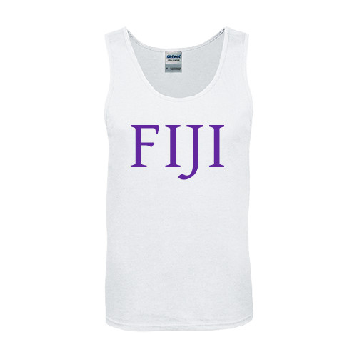 White Tank Top-FIJI