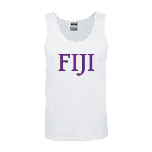 White Tank Top-FIJI Two Color
