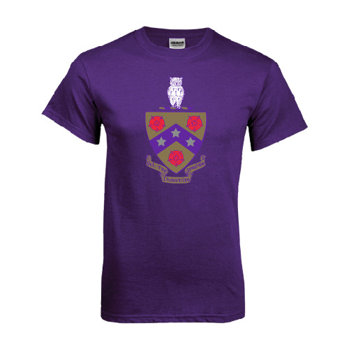 Purple T Shirt-Crest
