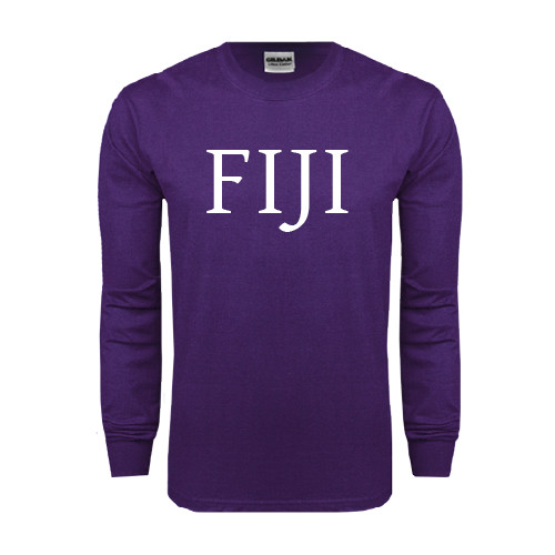 Purple Long Sleeve T Shirt-FIJI