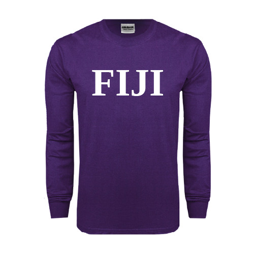 Purple Long Sleeve T Shirt-FIJI Contemporary