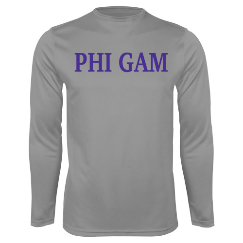 Steel Performance Longsleeve Shirt-Phi Gam