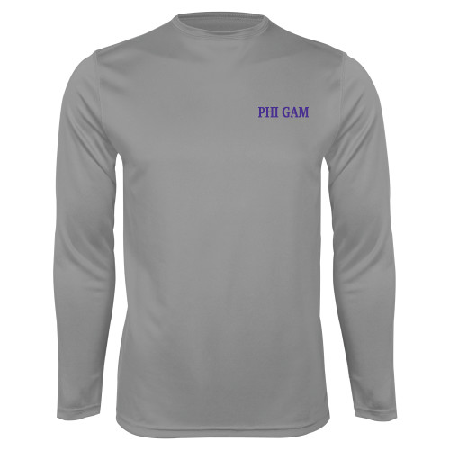 Steel Performance Longsleeve Shirt-Phi Gam
