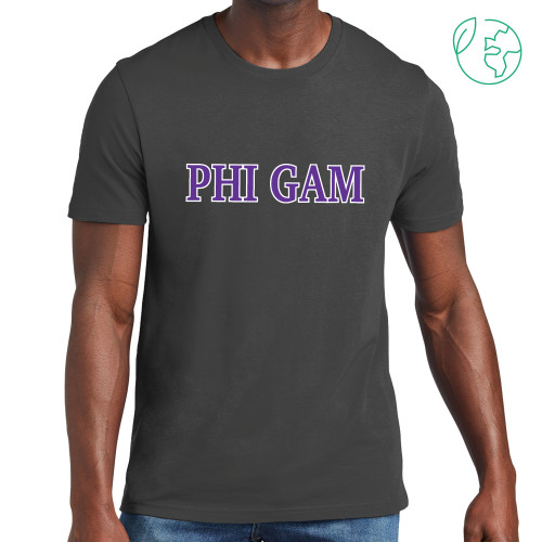  Allmade Dark Grey Organic Cotton Tee - Phi Gam Two Color