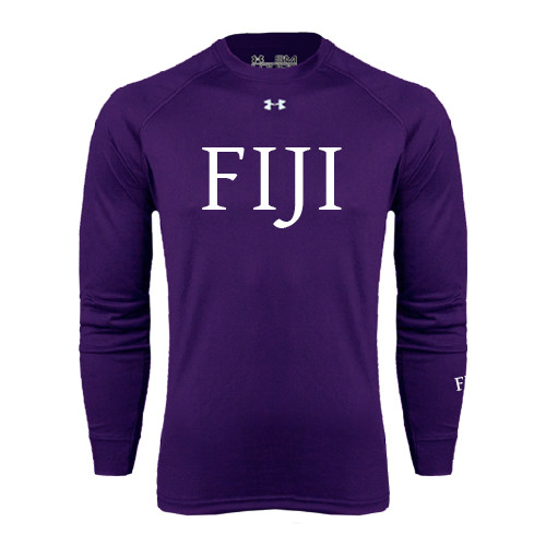Under Armour Purple Long Sleeve Tech Tee-FIJI
