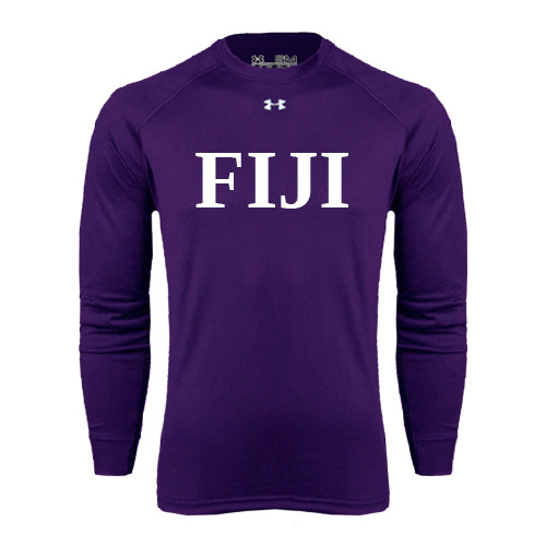 Under Armour Purple Long Sleeve Tech Tee-FIJI Contemporary