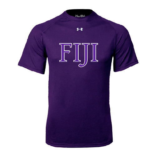 Under Armour Purple Tech Tee-FIJI Two Color