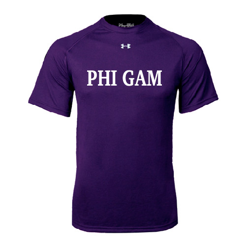 Under Armour Purple Tech Tee-Phi Gam