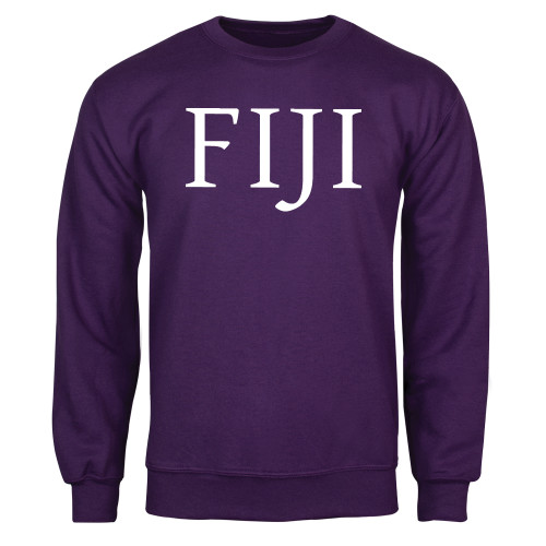 Purple Fleece Crew-FIJI