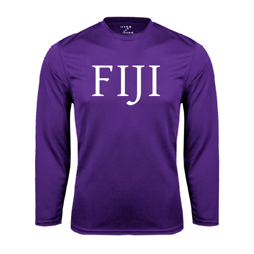 Purple Performance Long Sleeve Shirt-FIJI