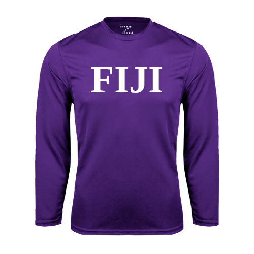 Purple Performance Long Sleeve Shirt-FIJI Contemporary