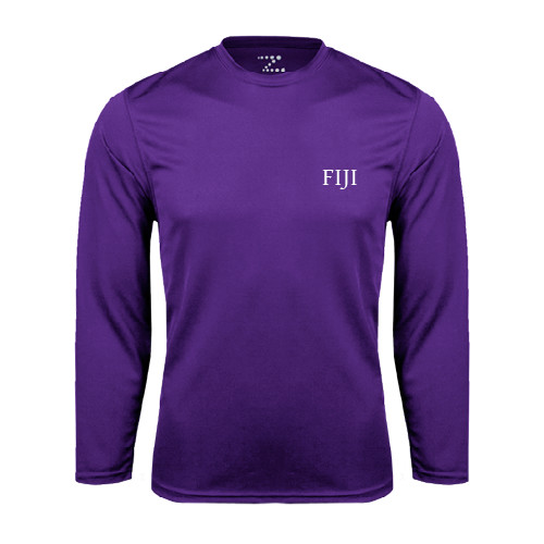  Purple Performance Long Sleeve Shirt - FIJI