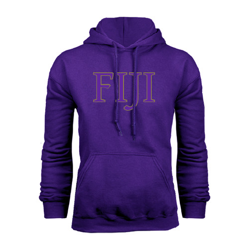 Purple Fleece Hoodie-FIJI Two Color