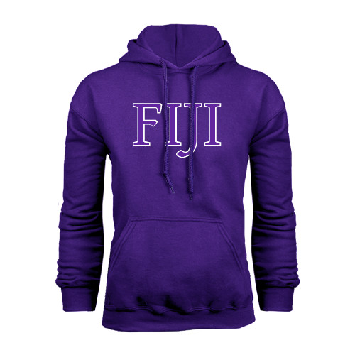 Purple Fleece Hoodie-FIJI Two Color
