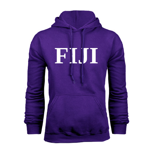 Purple Fleece Hoodie-FIJI Contemporary