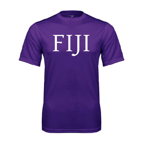 Purple Performance Tee-FIJI