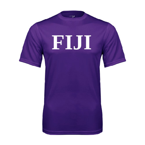 Purple Performance Tee-FIJI Contemporary