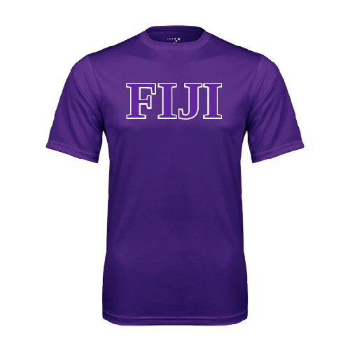 Purple Performance Tee-FIJI Contemporary Two Color