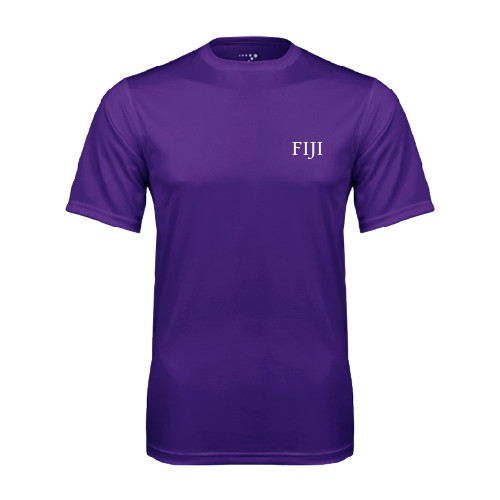 Purple Performance Tee-FIJI