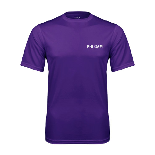 Purple Performance Tee-Phi Gam