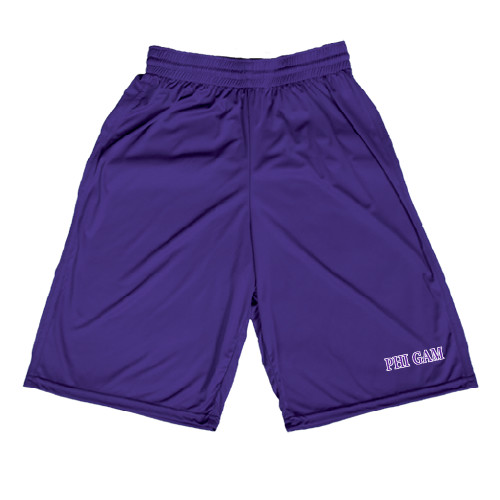 Purple Performance Classic 9 Inch Short-Phi Gam Two Color