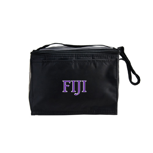  Six Pack Black Cooler - FIJI Two Color