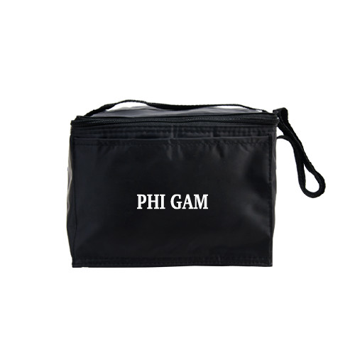  Six Pack Black Cooler - Phi Gam