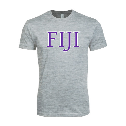  Next Level Heather Grey SoftStyle T Shirt - FIJI Two Color