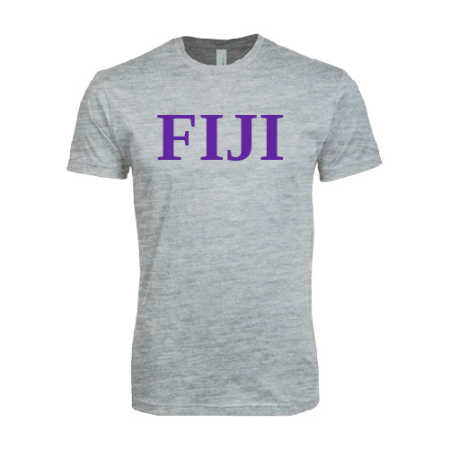  Next Level Heather Grey SoftStyle T Shirt - FIJI Contemporary