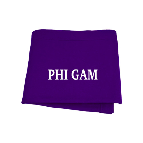  Purple Sweatshirt Blanket - Phi Gam