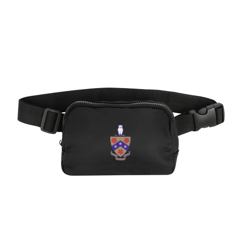  Anywhere Black Belt Bag - Crest