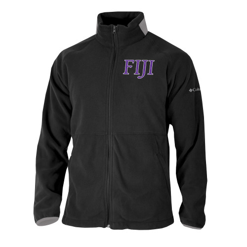 Columbia Black Everest Ridge Fleece Full Zip Jacket-FIJI Two Color