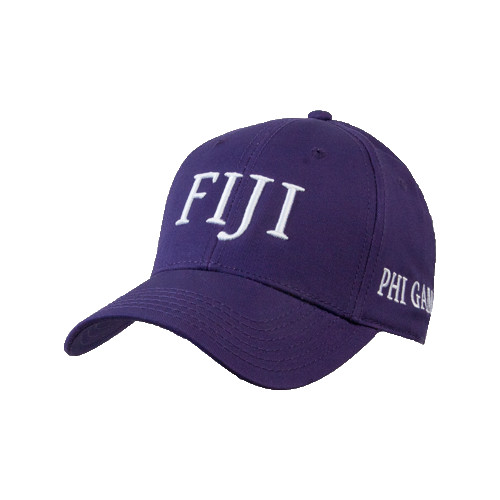 Purple Structured Adjustable Pro Style Hat-FIJI