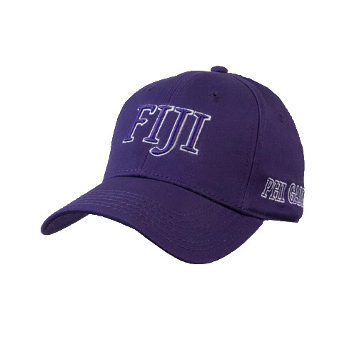 Purple Structured Adjustable Pro Style Hat-FIJI Two Color