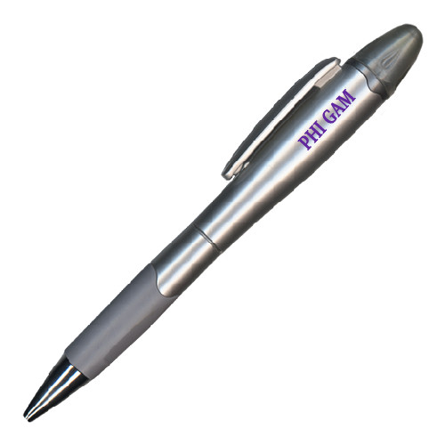  Silver/Silver Blossom Pen/Highlighter - Phi Gam