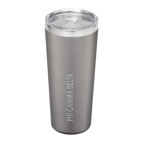  Thor Vacuum Insulated Grey Tumbler 22oz - Phi Gamma Delta Engraved