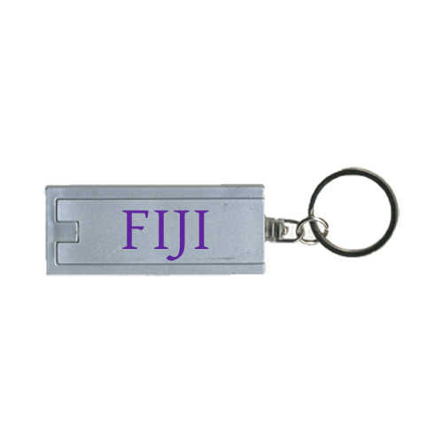  Turbo Silver Flashlight Key Holder - FIJI
