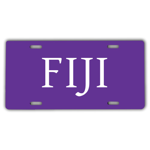 License Plate - FIJI