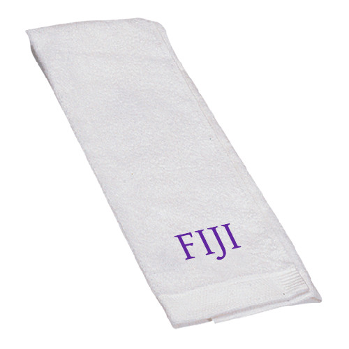  White Golf Towel - FIJI