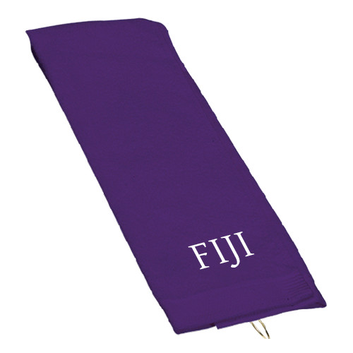  Purple Golf Towel - FIJI