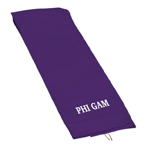  Purple Golf Towel - Phi Gam