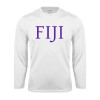 Thumbnail image for  White Performance Long Sleeve Shirt
