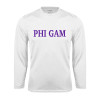 Thumbnail image for  White Performance Long Sleeve Shirt